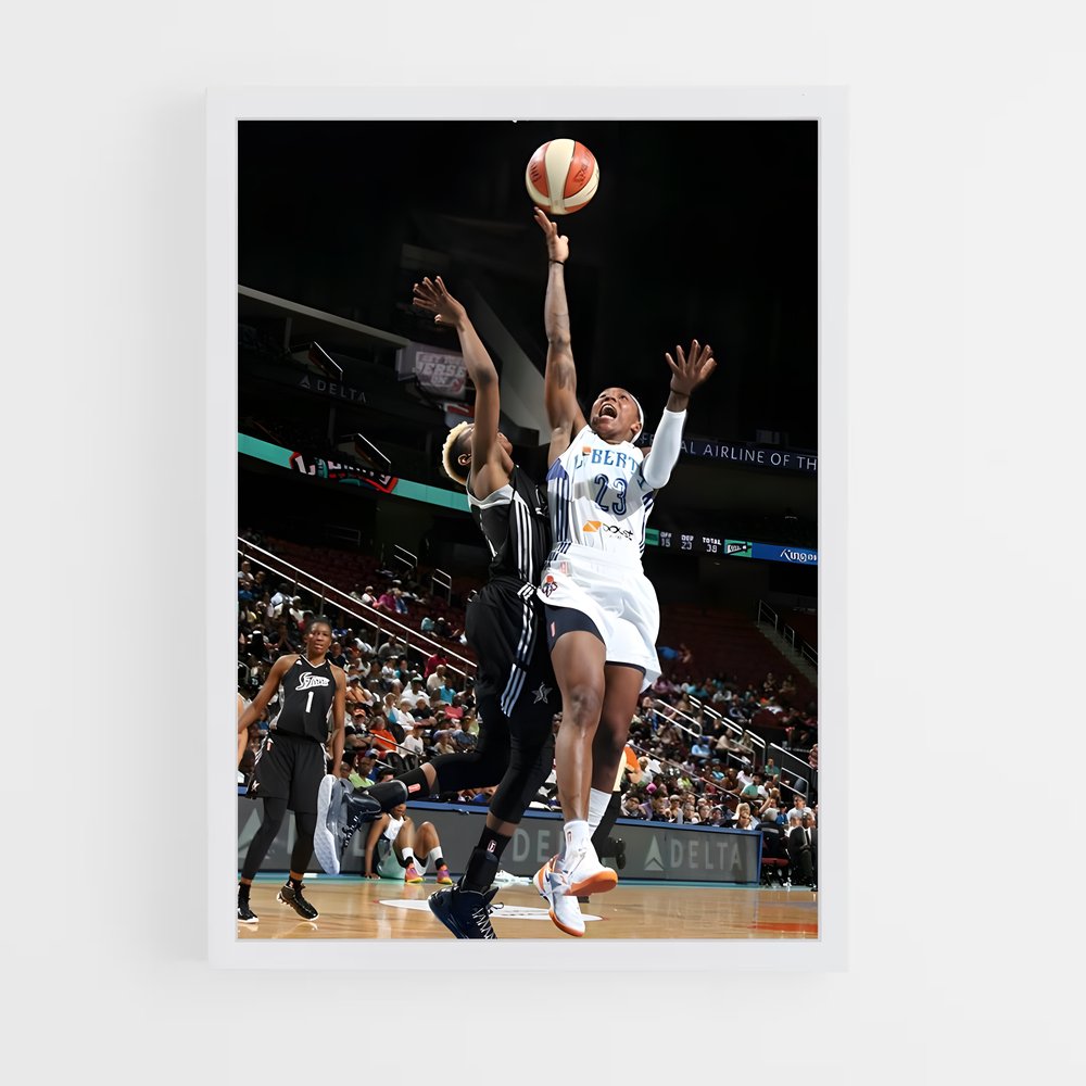 Poster Saut de Génie – affiche Basketball (vue 3)